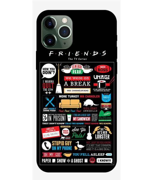 Husa iPhone 15 Pro Max, Silicon Premium, FRIENDS